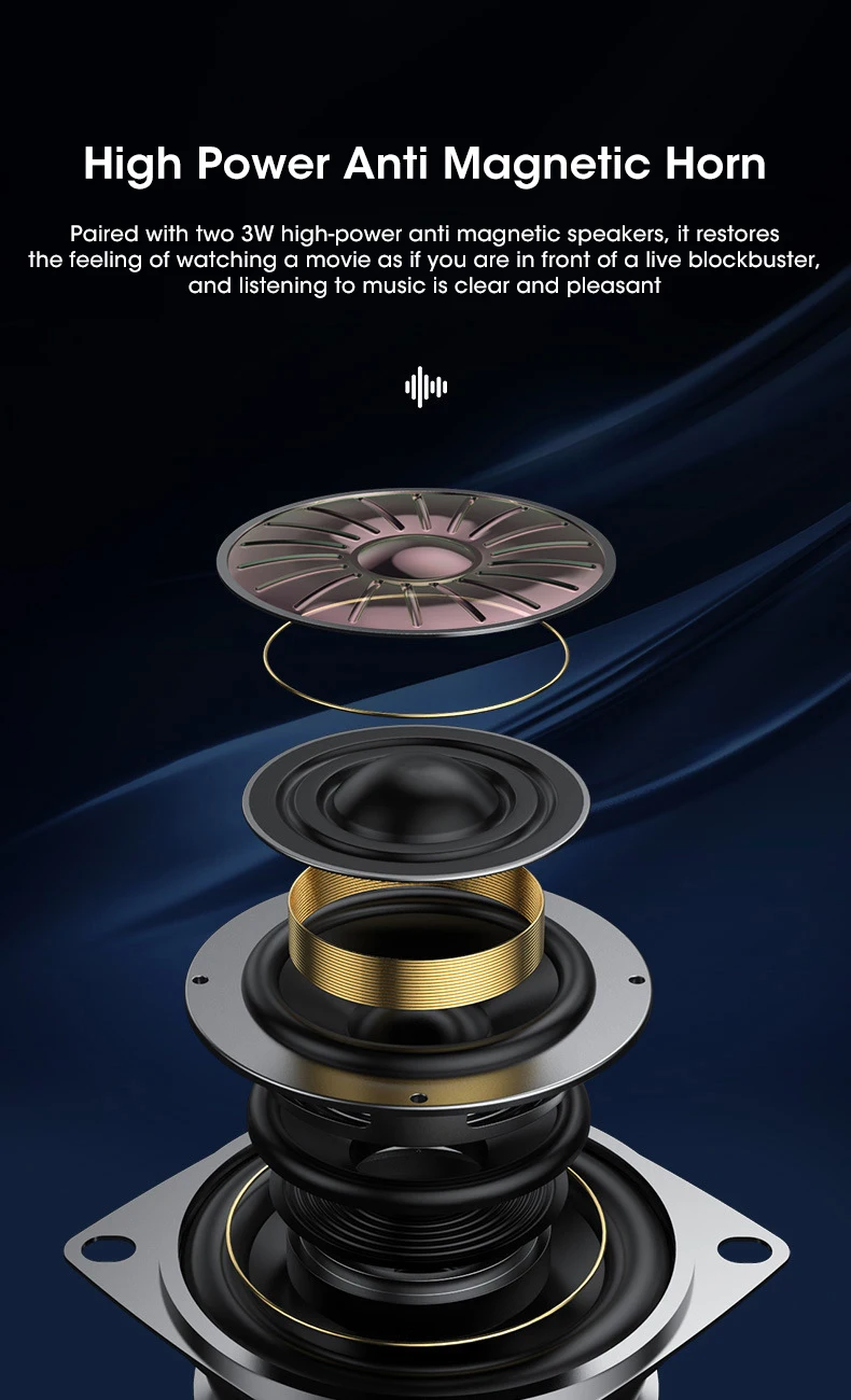 4D Wired Computer Speaker Bar Stereo Sound Subwoofer For Macbook Laptop Notebook PC Music Player PC Soundbar Loudspeaker
