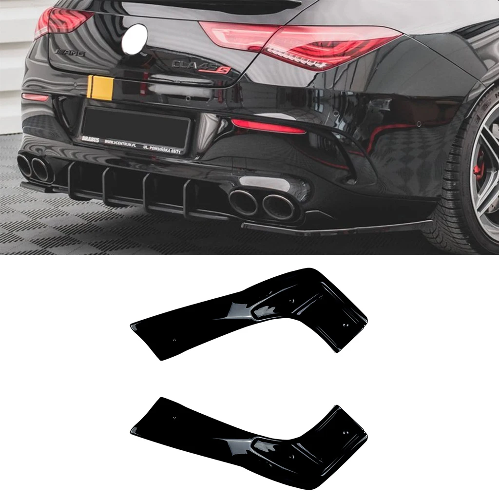

Car Rear Bumper Diffuser Lip Splitters Spoiler Rear Bumper Protector For Mercedes-Benz CLA-Class C118 CLA35 CLA45 AMG 2020-2022