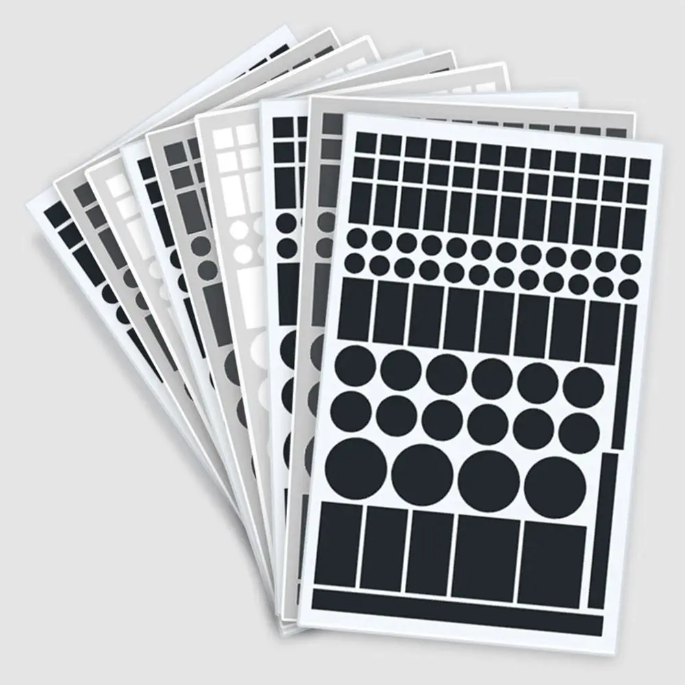Light Dimming Stickers Led Light Blocking Stickers Shading Avoid Glare Blackout Black Color Led Filters Dimming Sheets led cover stickers