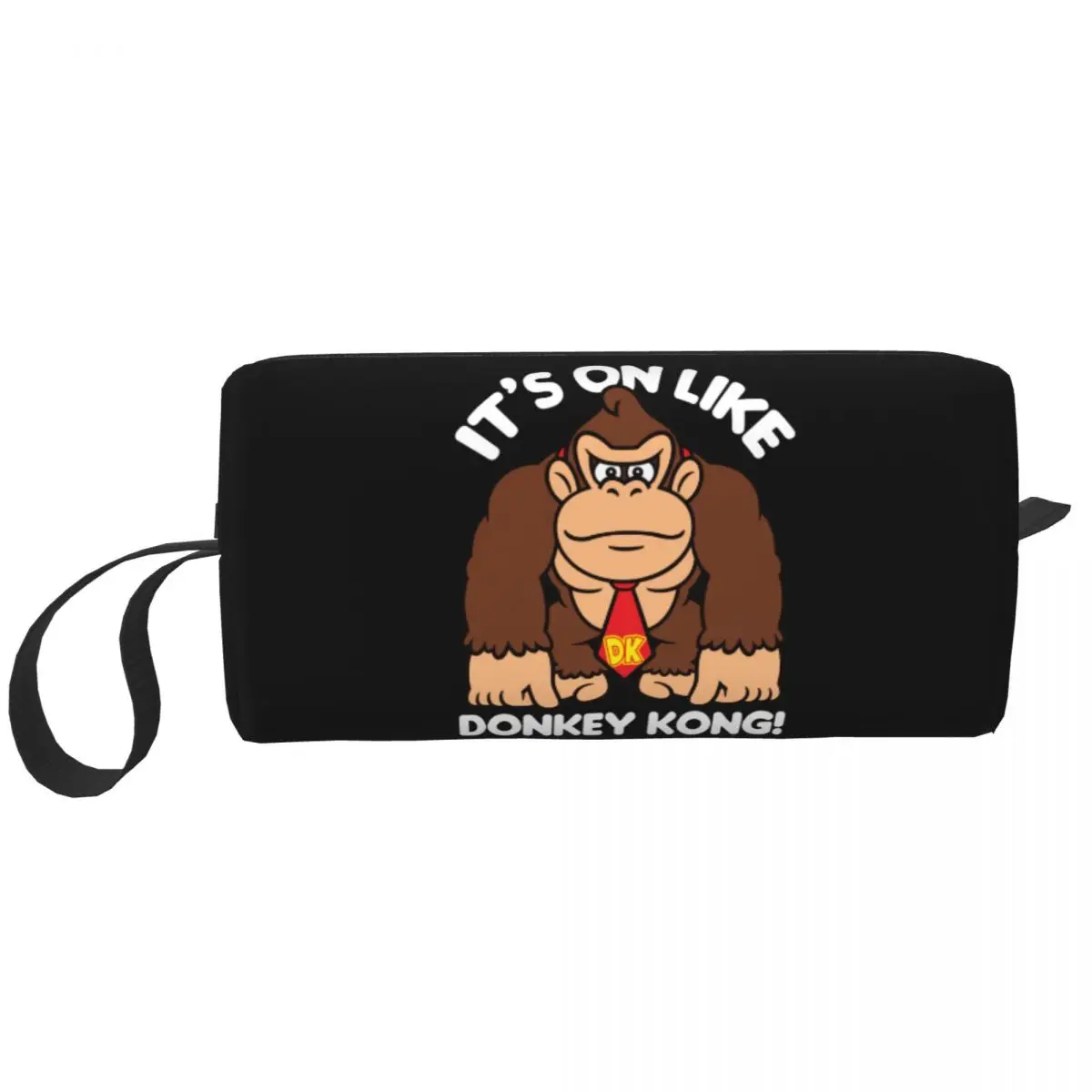 

Косметичка It's On Donkey Kong женская, милая вместительная косметичка с рисунком Gorilla, искусственная косметичка
