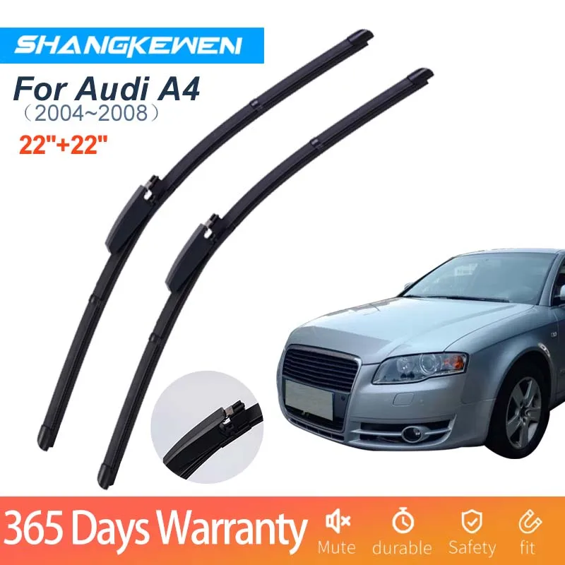 Car Wipers Blade For Audi A4 Universal Frameless Noise Reduction