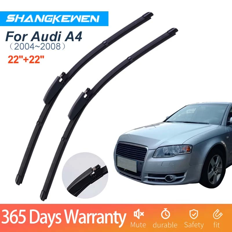 Car Wipers Blade For Audi A4 Universal Frameless Noise Reduction