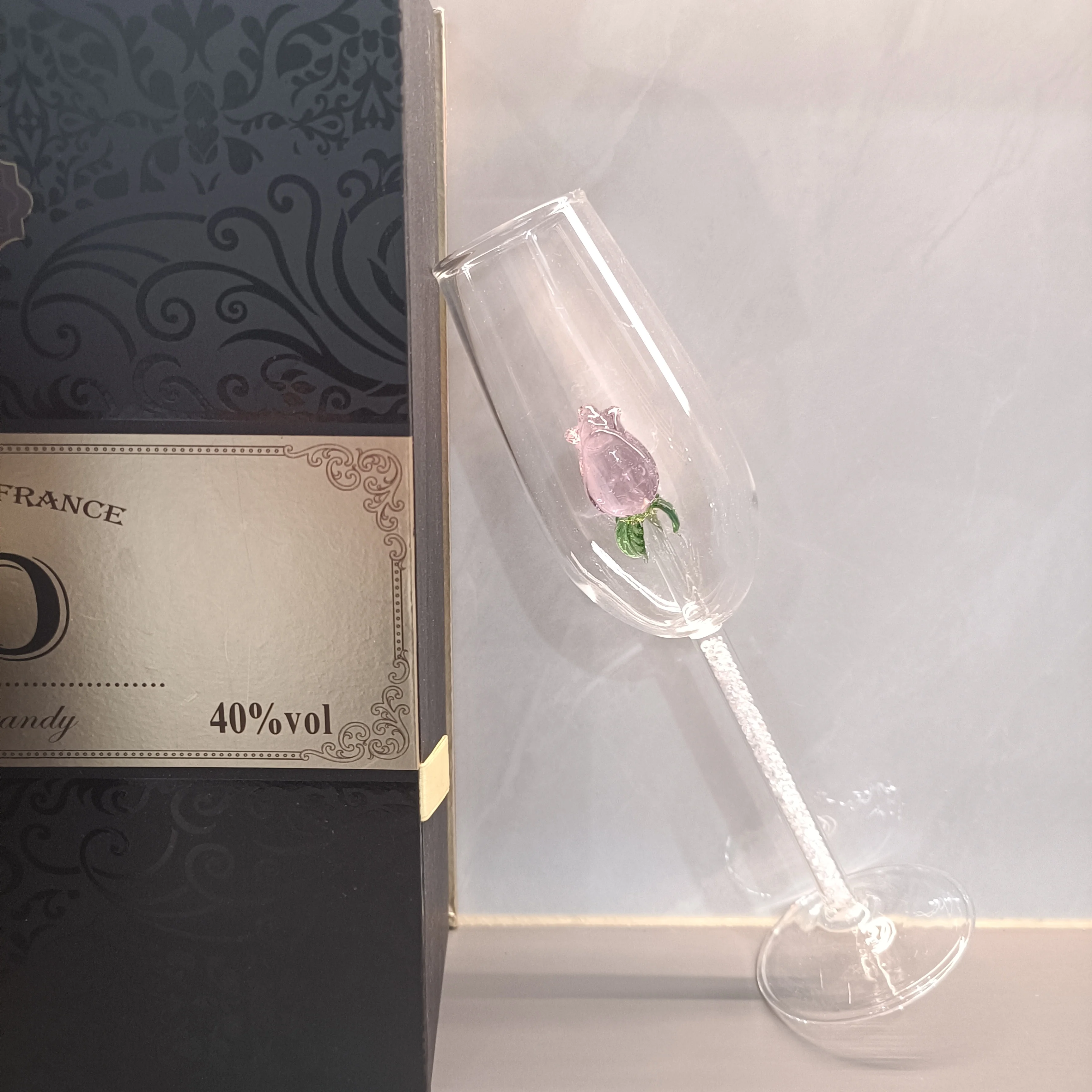 Romantic Glass Cup Rose Cocktail Red Wine Glass Halloween Party New Year Christmas Gifts whiskey glass glass drinkware