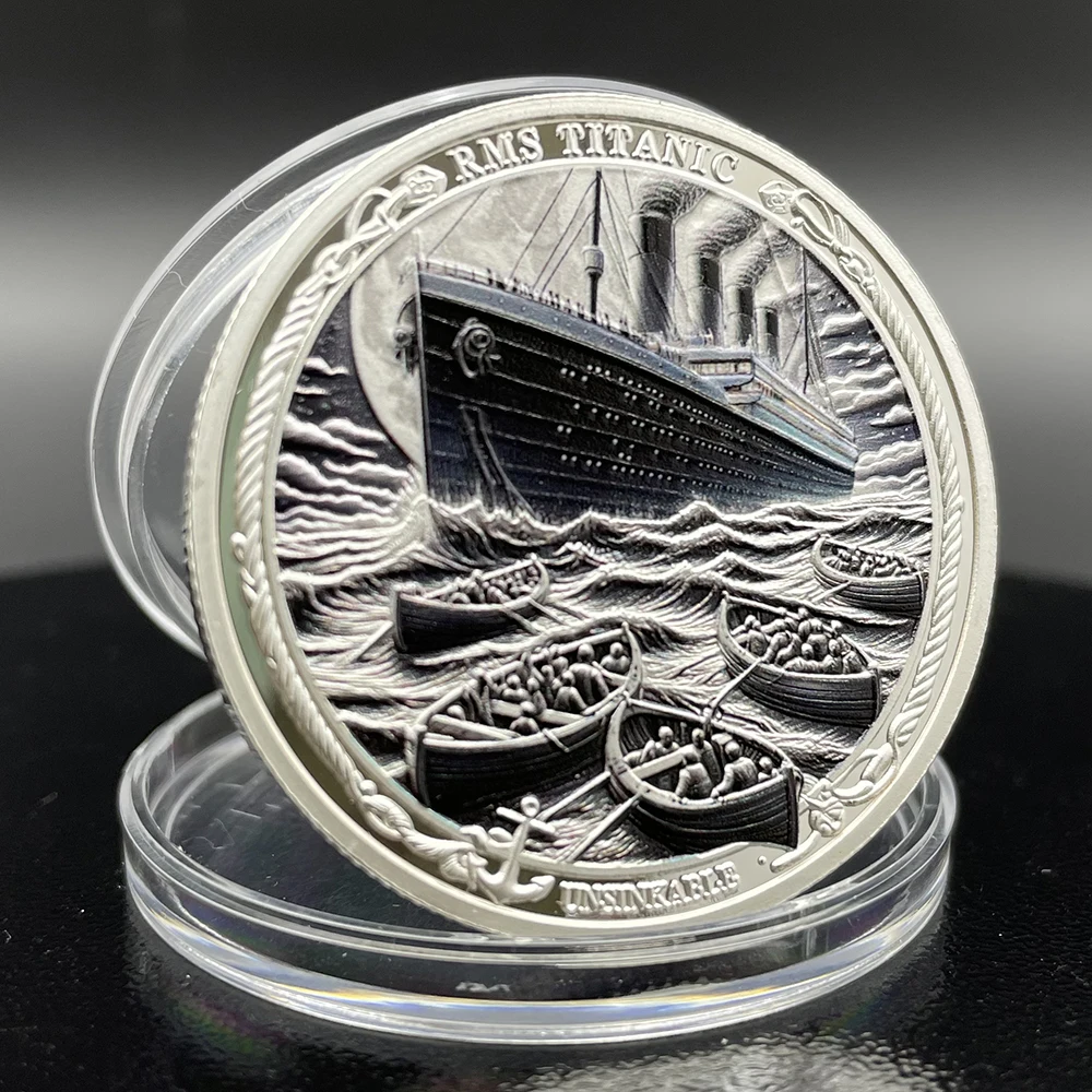 Titanic Voyage Commemorative Coin: World Heritage Collector's Edition Souvenir