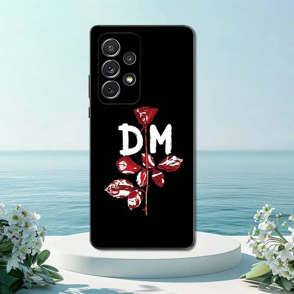 Depeche Mode Inspired Cool Soft Silicone Black Phone Case