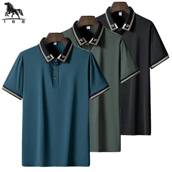 polo shirt men 6XL 7XL 8XL Summer new high quality mens short-sleeved polo shirt Ice silk Men's business casual polo shirt 8927 1