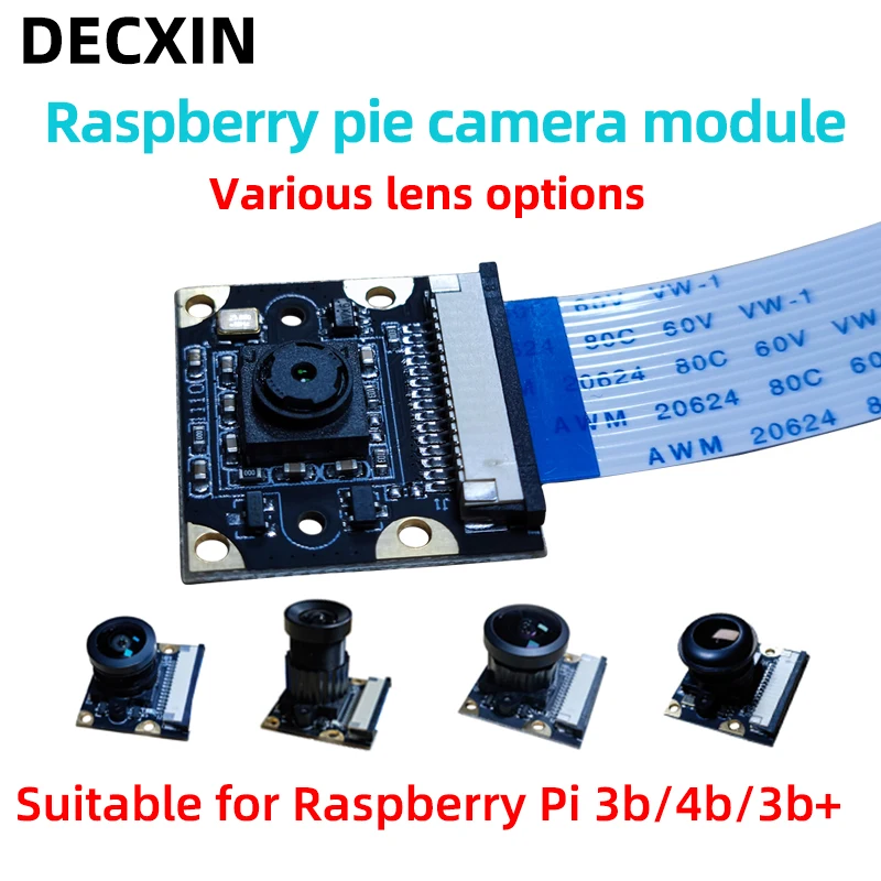 5MP Webcam Video Camera compatible for Raspberry Pi 4 Model B Raspberry ...