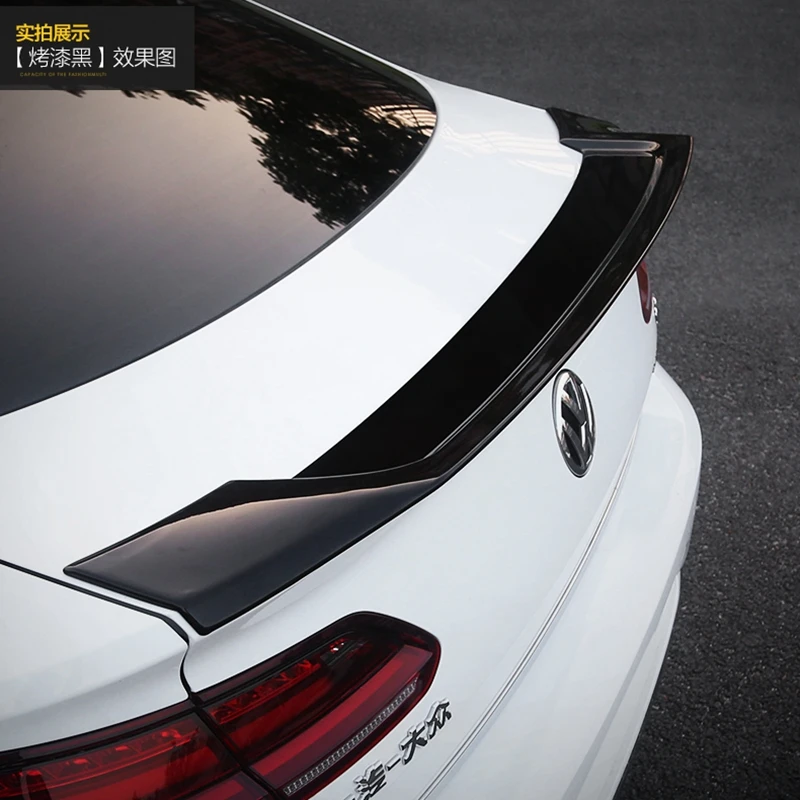 

For Volkswagen New Arteon CC Spoiler High Quality ABS Material Car Rear Wing Primer Color Spoiler 2019+