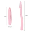Karsyngirl 3pcs Fold Eyebrow Trimmer Scissors Hair Remover Eyebrow Comb Razor Eyebrow Clip Makeup Tools Face Razor for Women 6
