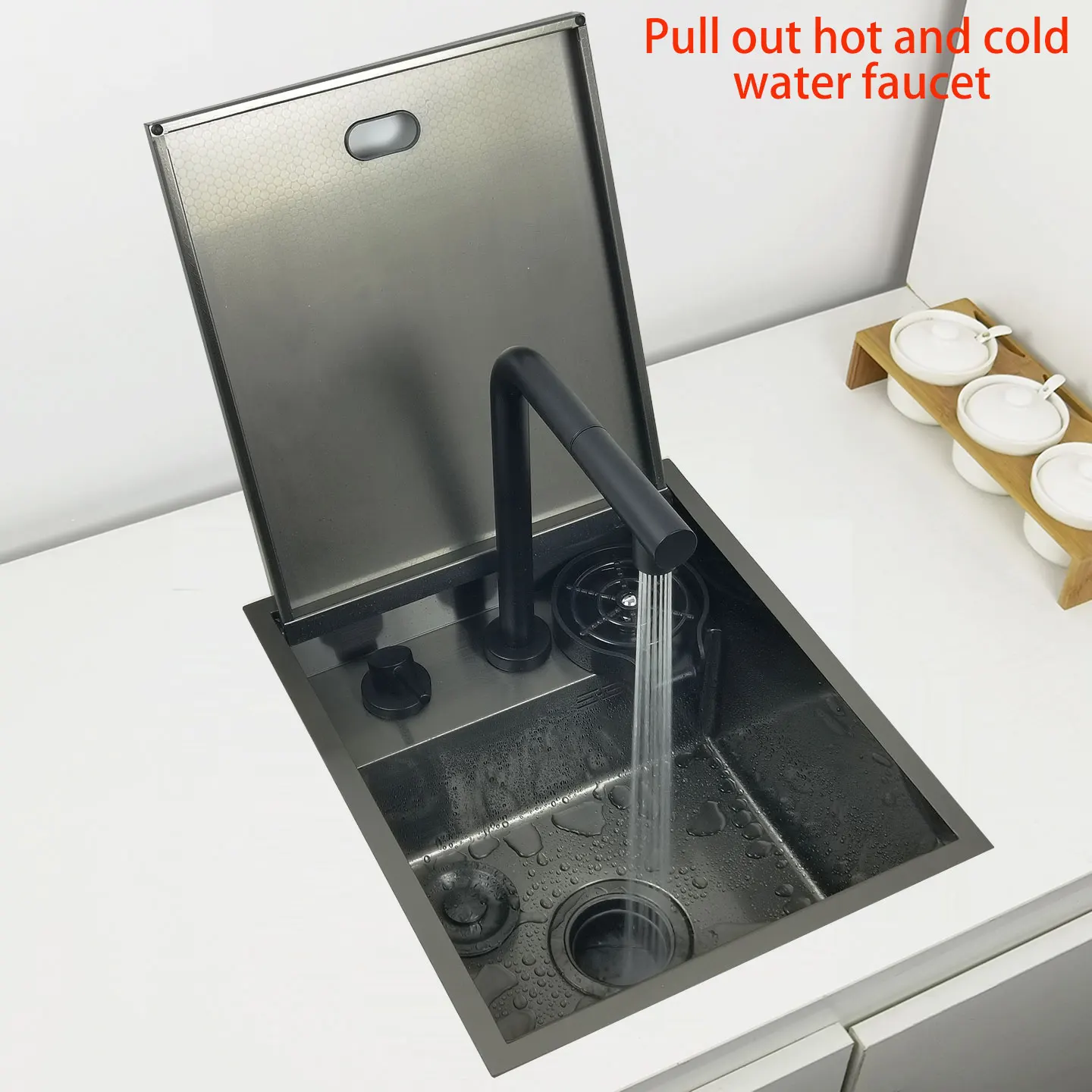 Concealed Gunmetal Kitchen Sink - Image 3