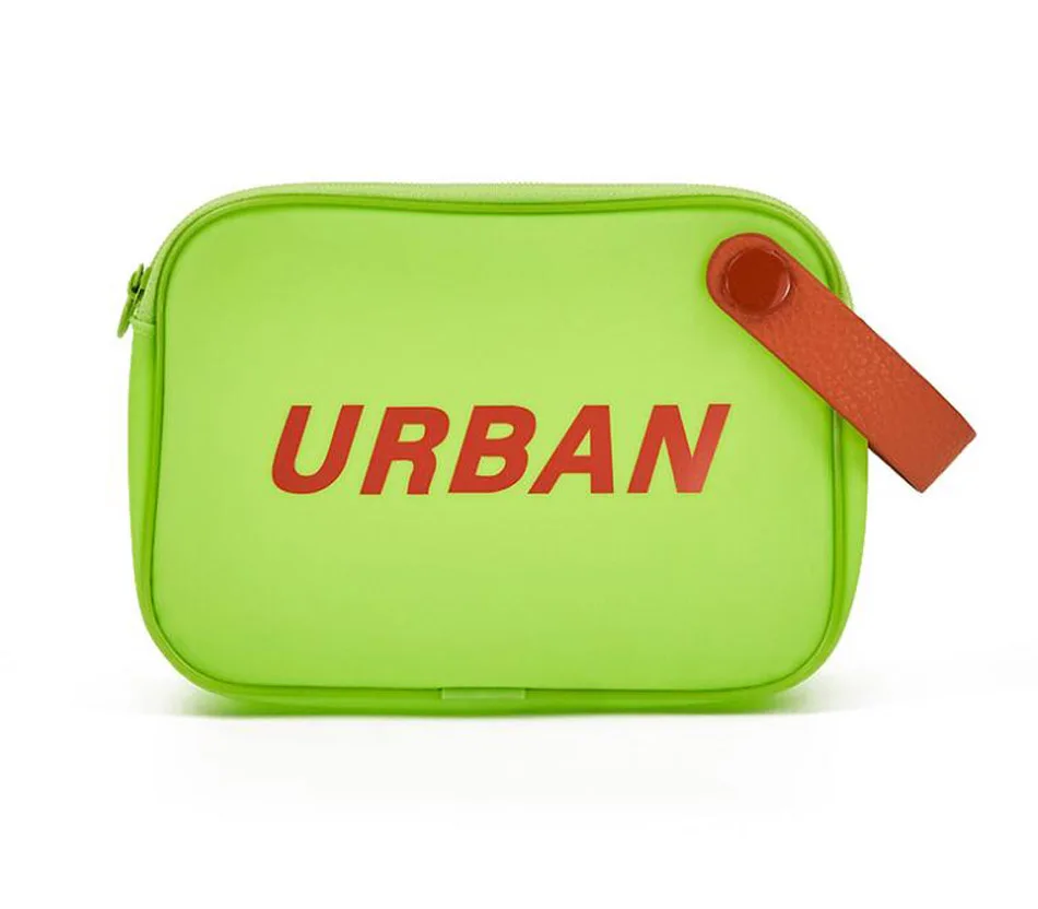 

DHL30pcs Cosmetic Bag Women PVC Candy Color Letter Prints Waterproof Protable Travel Storage Bags