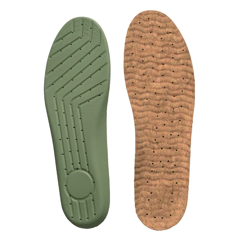 Cork Orthotic Insoles Arch Support Gel Pad Arch Support Flat Feet  Health Sole Pad For Women / Men Orthopedic Foot Health  Care