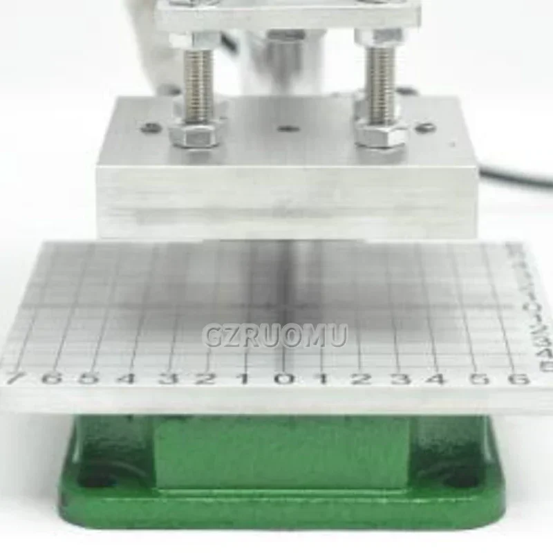 Handheld Hot Stamping Machine Heat Press Digital Leather Tool Paper Wood Foil Stamp 5&times;7CM/8&times;10CM/10&times;13CM