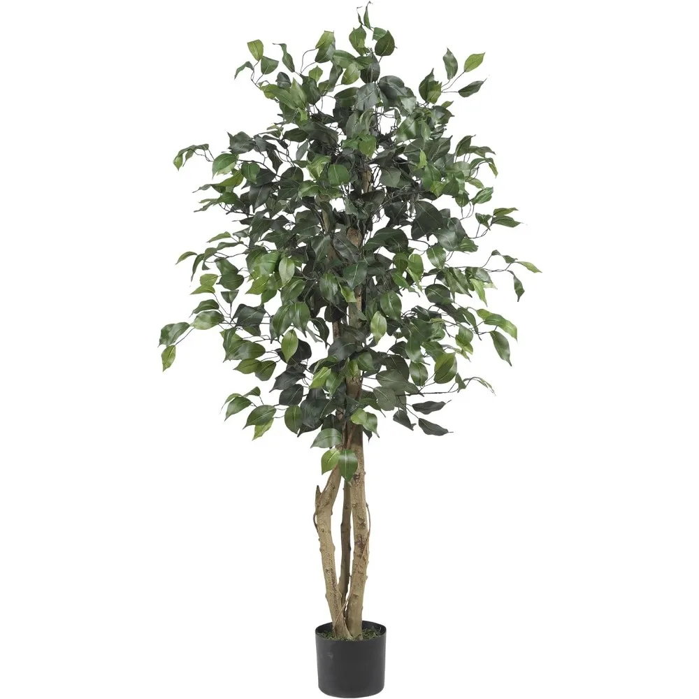 

Nearly Natural 5299 Ficus Silk Tree, 4-Feet(48 in), Green