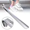 1PC Professional Shoehorn 42cm Stainless Steel Shoe Horns Easy Handle Metal Shoe Extractor Lazy Shoe Helper Shoe Accessories 1