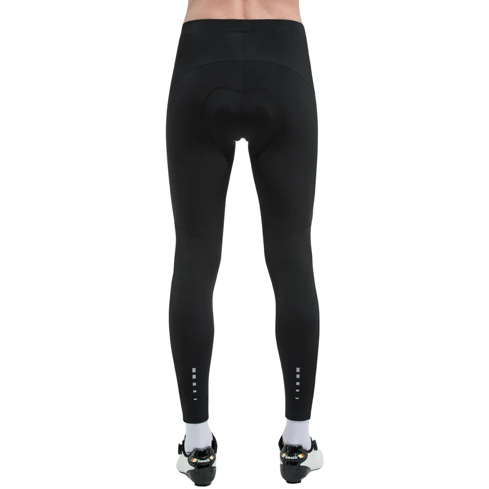 Santic Men Summer Cycling Pants Bicycle Long Pants Ride Bike Trouser Reflective Sunscreen With Pockets Quicky Dry