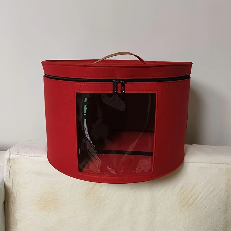 Cowboy hat rack, wide-brimmed hat suitcase, round hat storage bag