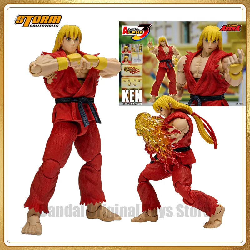 ストリートファイターアルファ3 ストームアリーナ ケン 1/12スケール Street Fighter Alpha 3 Storm Arena Ken 1/12 Scale Action Figure