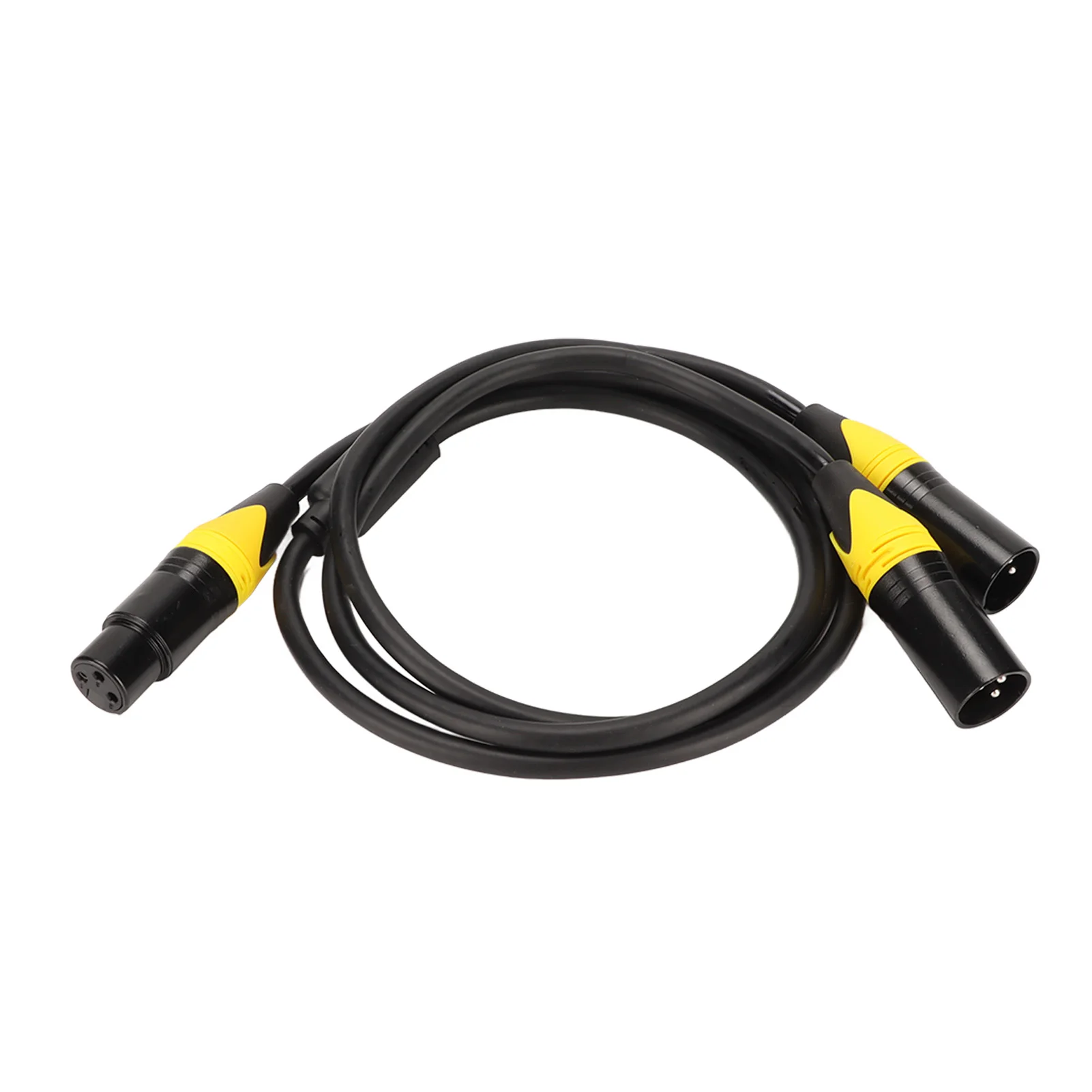 XLR Splitter Cable - Premium Noiseless Low Loss Y Cord for Mic, Speaker & Mixer 3.3ft