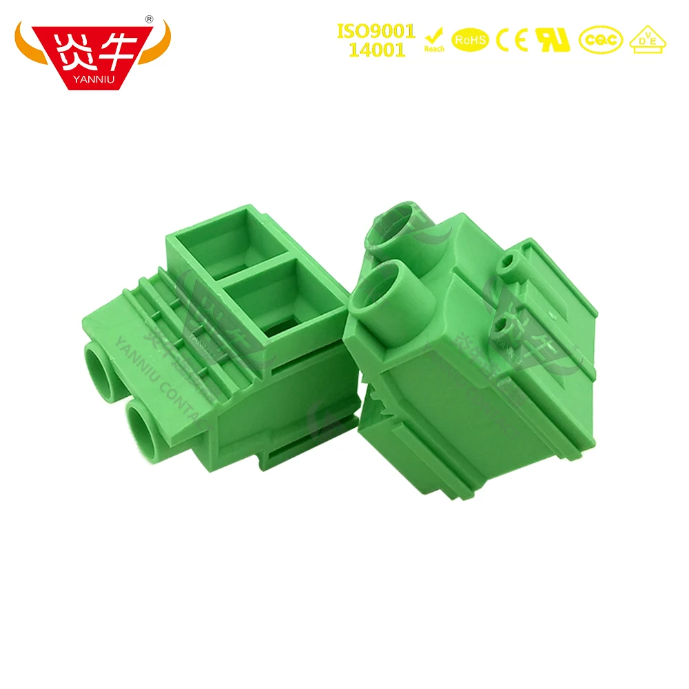 10Pcs KFA1270 KFB1270 12.7 12.7mm 2P 3P 600V 57A HIGH EFFICIENCY PCB UNIVERSAL SCREW TERMINAL BLOCKS 2PIN 3PIN  YANNIU