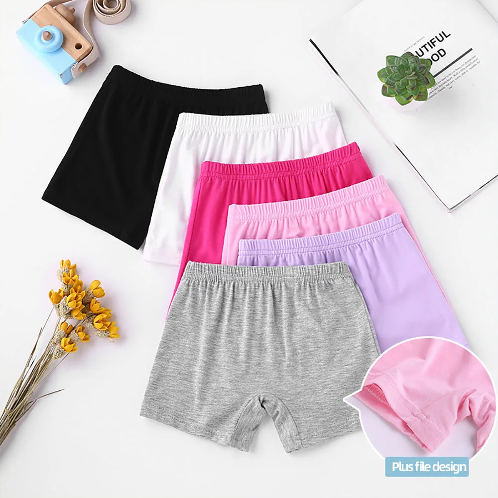 Girls Modert Kids UnderPants Children Underwear Girls Panties Anti-Shine Safety Underwear 2pcs/lot