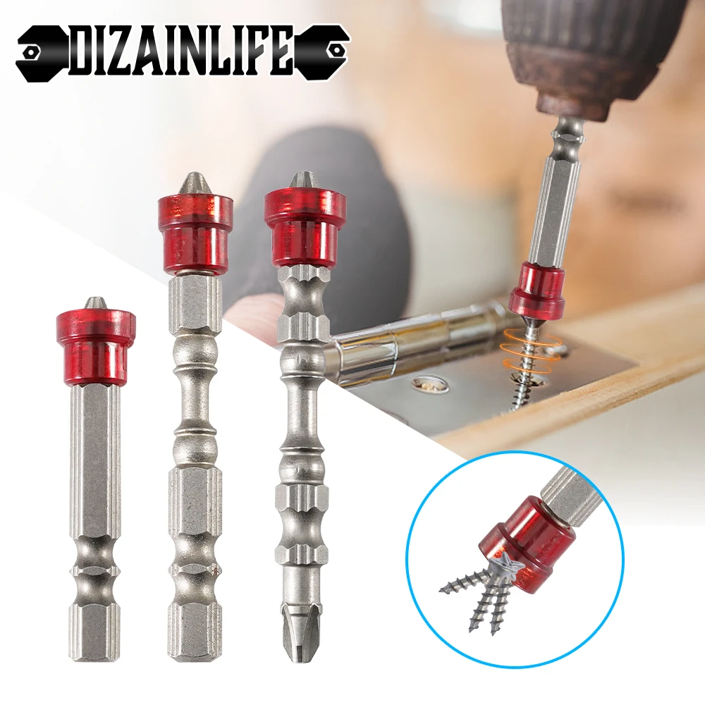1/4" Screwdriver Bits Driver Hex Shank 3 Types With