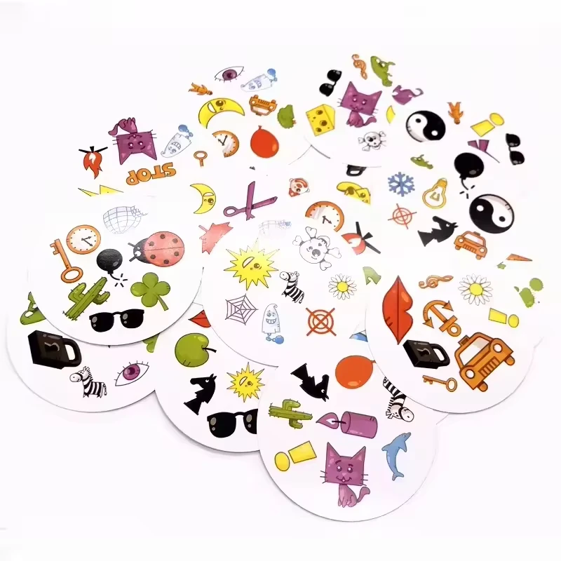 Gioco da Tavolo in Scatola di Metallo, Gioco di Carte Divertente per Famiglie, Animali, Bambini, Gioco da Tavolo per Vacanze e Campeggio - immagine 2