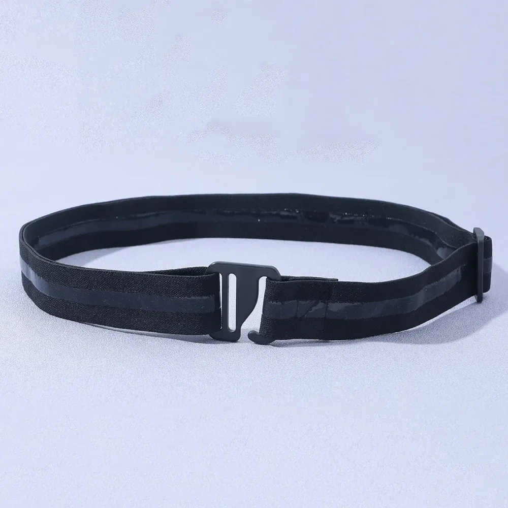 Herren-Hemdenhalter aus Nylon mit rutschfestem elastischem Griff und verstellbarer Schnalle – gewebte Hemdhaltergurte aus Nicht-Textilmaterial – Detail 3