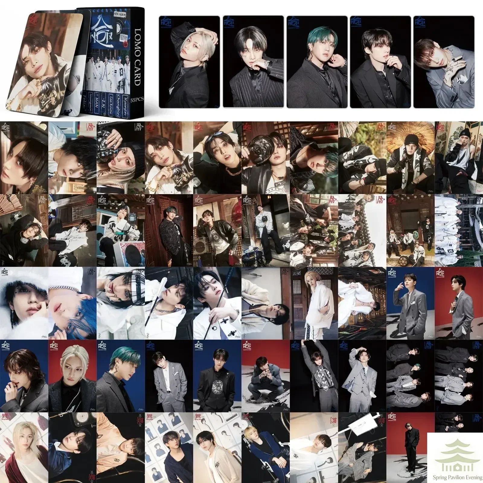 Kpop Star Postcard and Fan Collection Set