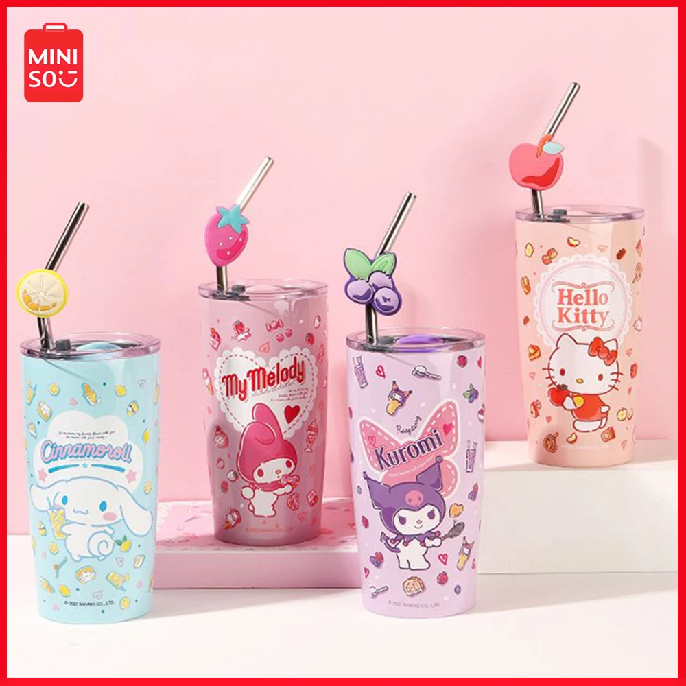 

Y2K Новая женская чашка с рисунком коридора Sanrio, милая изоляционная чашка Hellokitty, большая емкость, чашка для воды, кофейная чашка, подарок