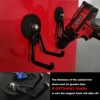 2Pcs Garage Magnetic Hooks Heavy Duty Magnetic Hangers with Anti-Slide Coating Strong Magnets Metal Hooks Utility Magnetic 6