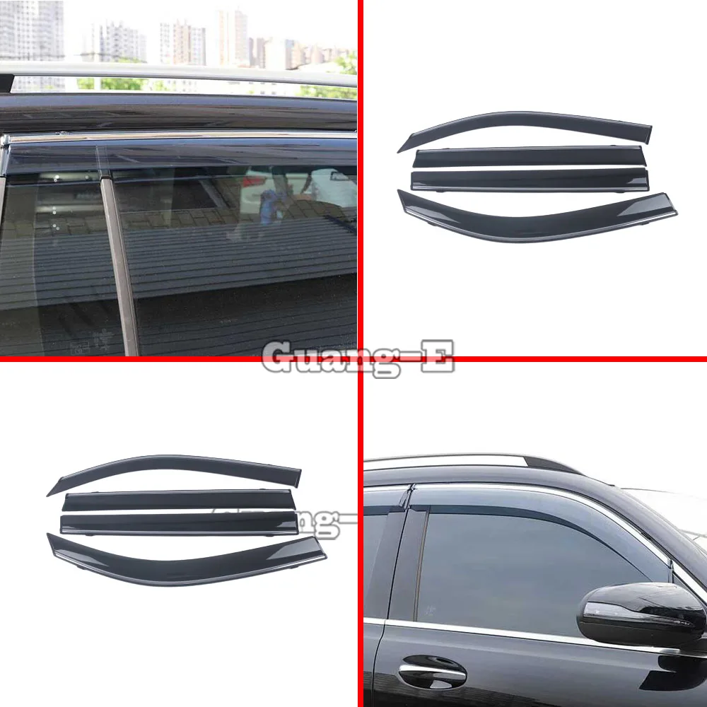 

For Mercedes Benz GLB Class W247 X247 2019 2020 2021 2022 2023 Car Window Visor Sun Shade Rain Guard Auto Frame Hood Accessories