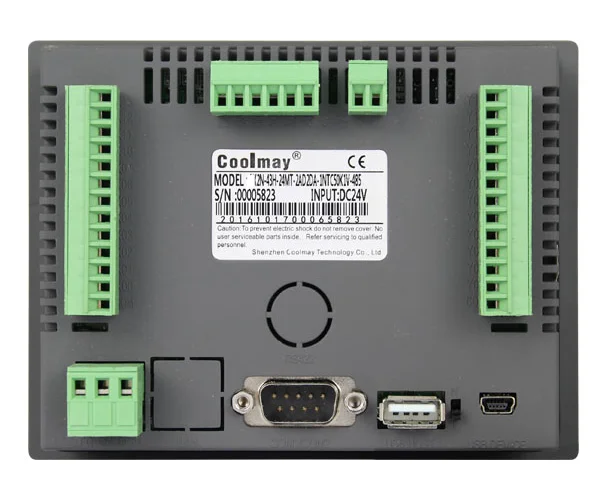 

Coolmay New HMI/PLC EX3G-70KFH-44MT plc built in hmi PT100 sensor controller