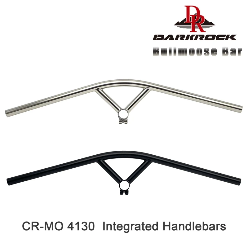 Bullmoose Bar CR-MO Steel Handlebar Bull Moose Handle Bar