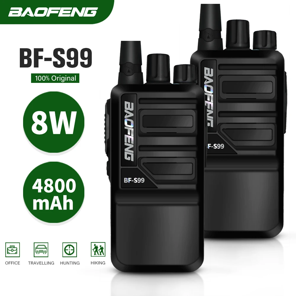 

High Power Portable Walkie Talkie Baofeng BF-S99 Mini Handheld Two Way Radios UHF 400-470 Radio Communicator Update Interphone