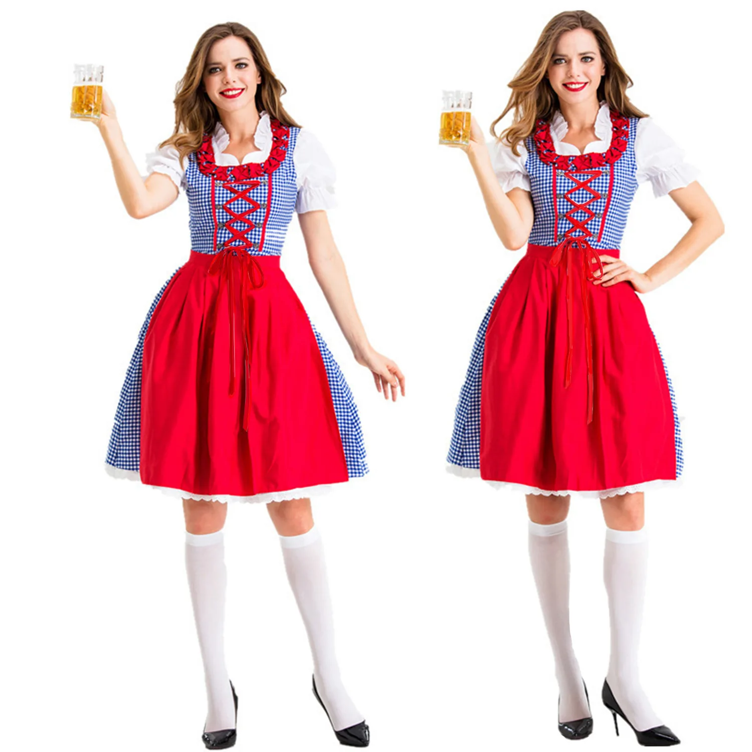 

2023 Carnival New German Bavarian Oktoberfest Costumes Munich National Culture Carnival Costumes Maid Performance Costumes