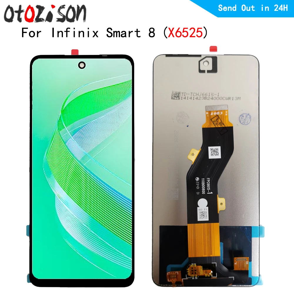 

X6525 LCD 6.6" IPS For Infinix Smart 8 X6525 LCD Display Touch Panel Screen Digitizer With Frame Assembly For Infinix Smart8