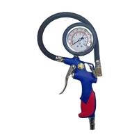 Tire Inflator with Pressure Gauge Mechanical Pointer Tire Pressure Gauge Strong Wear Resistance Easy to Use  for Car Truck 1