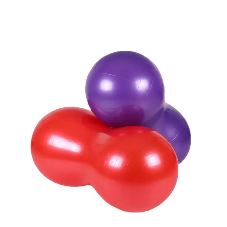 Yoga ball Fitness Yoga Ball Kuotuo PVC Peanut Ball for One-Piece Healthy Body Exercise Easy To Carry Store