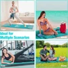 Non Slip Yoga Blankets 185*63cm Yoga Towel with Corner Pocket Hot Yoga Mat Quick Drying Sweat Absorption Gym Fitness Pilates 3