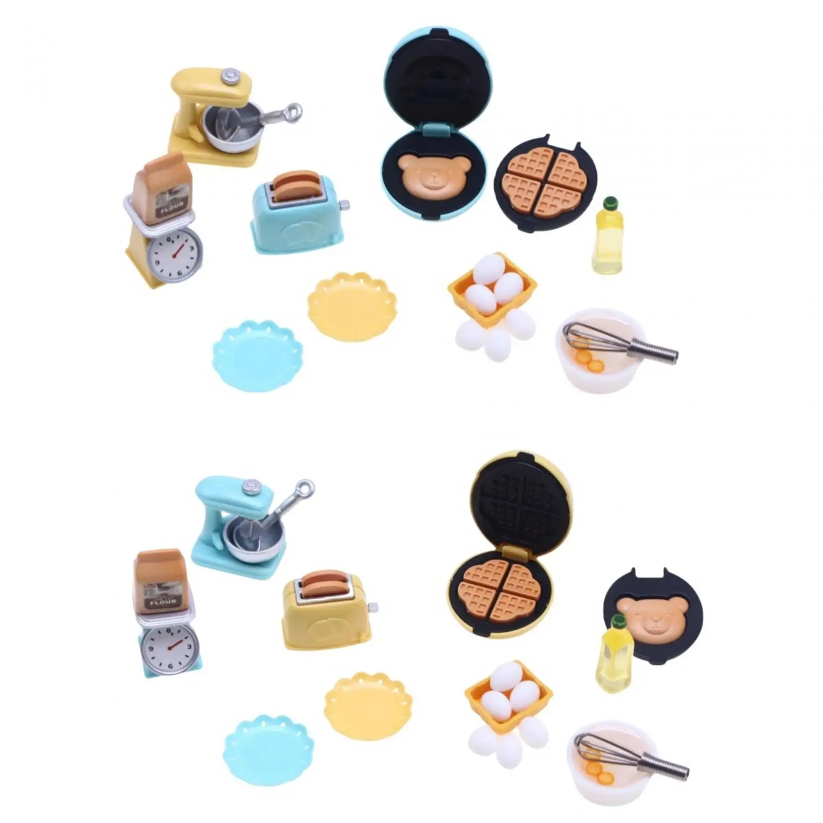 

1:12 Dollhouse Kitchen Set Miniature Furniture Toys for Kids Holiday Gifts