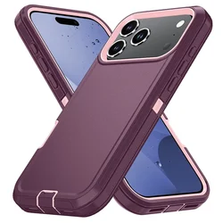 Armor Dual Layer Wireless Charging Protective Case with Enhanced Anti - Drop Cover - iPhone 18 Pro Max (G)