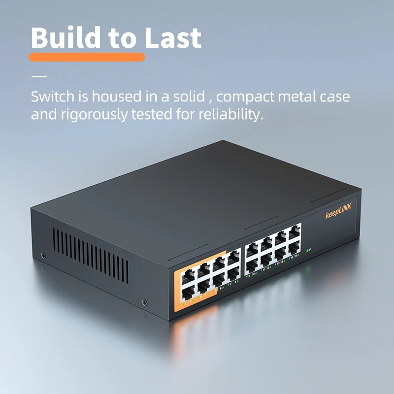 Keeplink-switch Gigabit Ethernet 16 Portas - Imagem 4