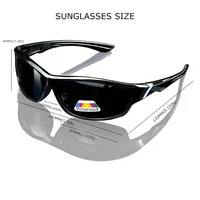 1/3PCS Vintage Sports Sunglasses Men Women Fishing Running Cycling Mountaineering Sport Man Sun Glasses Anti-Glare UV400 2