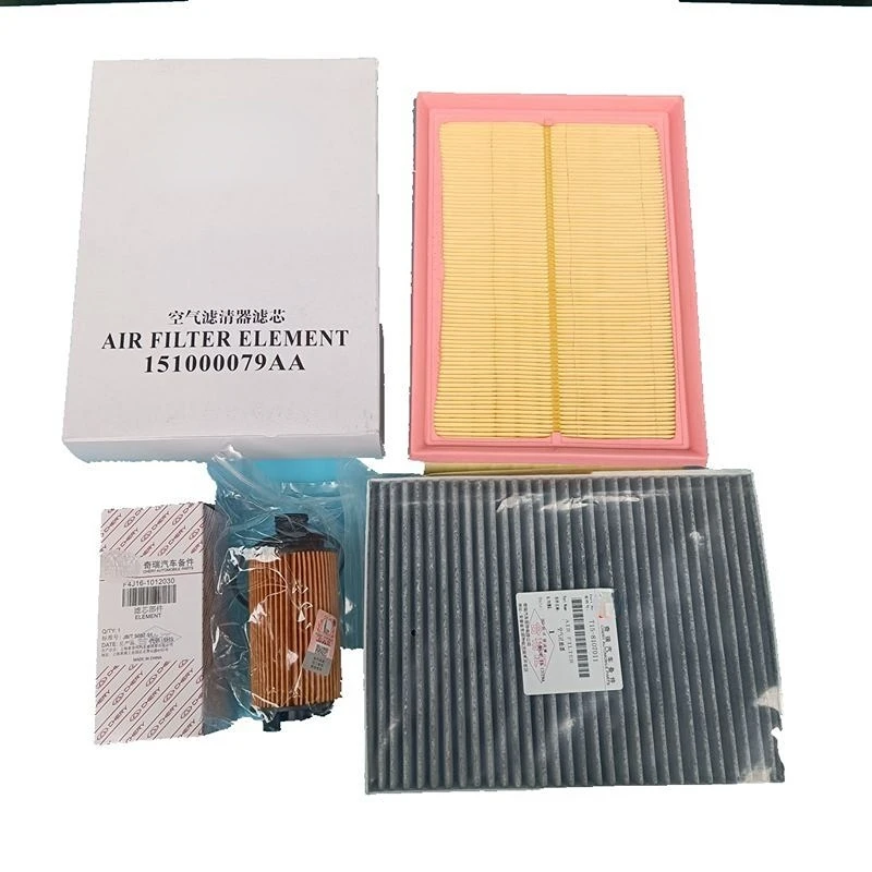 

Car Filter Sets for Chery Tiggo 8 F4J16 Engine 1.6T Air Filter /Oil Filter /Carbin Filter /fuel Filter 151000079AA/F4J16-1012030