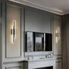 Modern LEDWall Lamp Wall Sconces Copper Line Pipe Acrylic Lampshade Indoor Lighting for Living Room Corridor Light Fixture 4