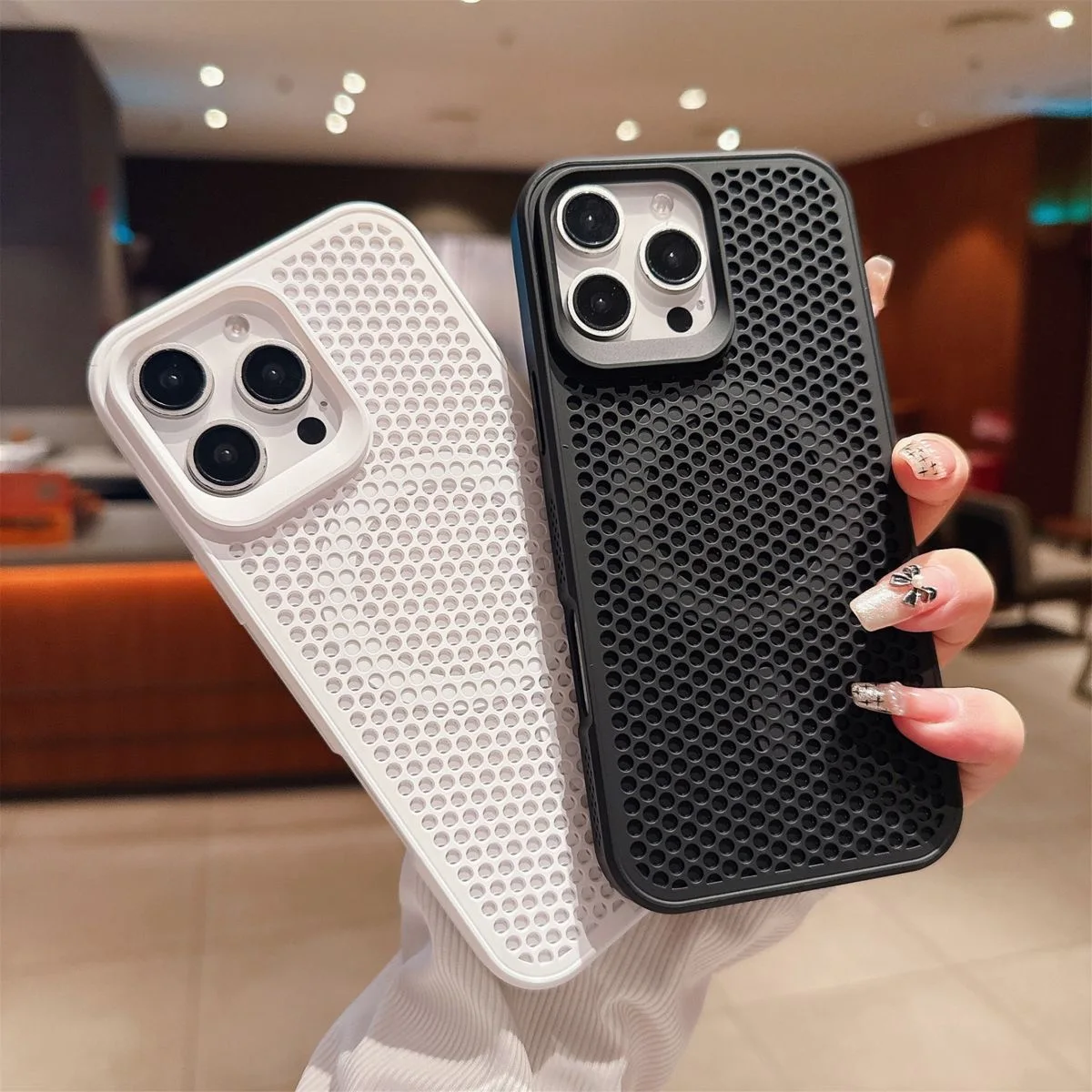 Magnetic Cooling Phone Case with Heat Dissipation and Breathable MagSafe Cover