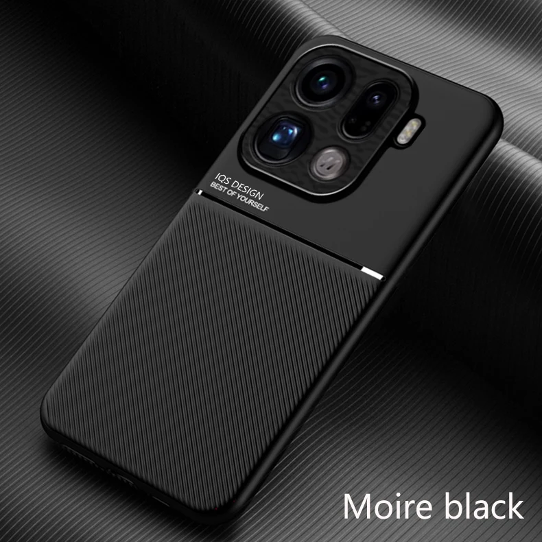 Leather Texture Magnetic Slim Business Style Matte Case - Shockproof Bumper Cover