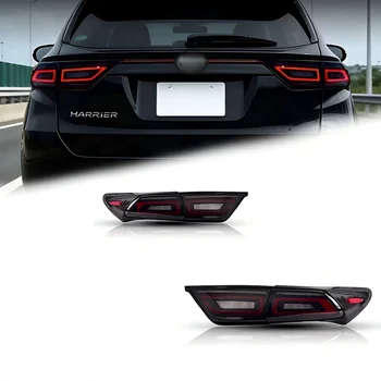 Fanale posteriore a LED per Toyota Harrier 60 2012-2020 DRL Indicatori di direzione dinamici Accessori auto