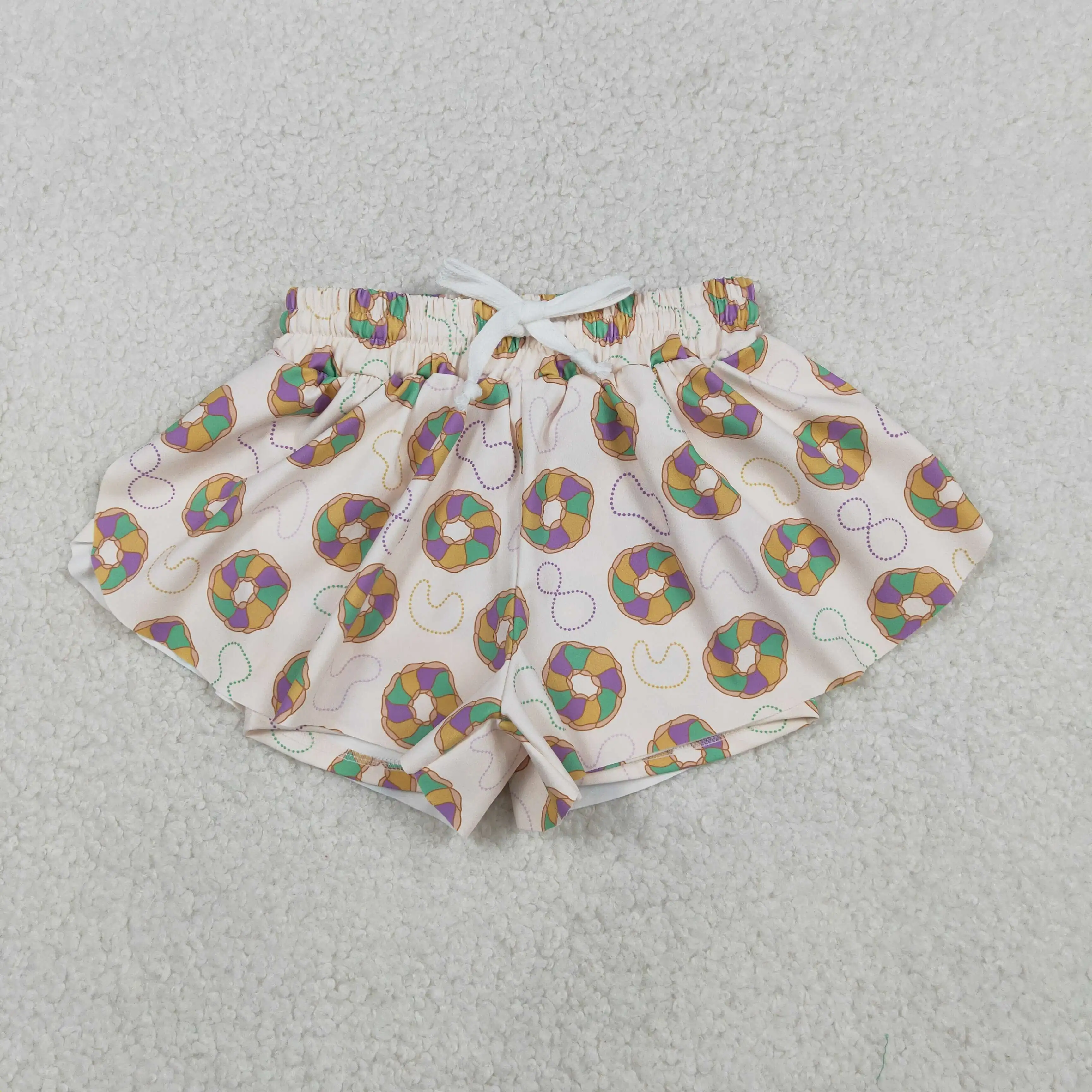 z1128-19 SS0683 여름 도매 성인 의류 매칭 요가 보우 반바지 신상 반바지 부티크 매칭 소녀 의류